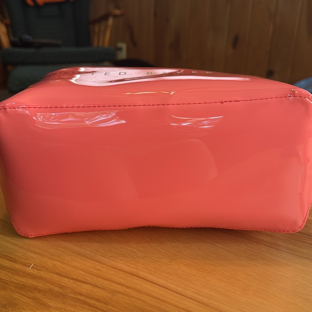 Ted Baker Coral Glossy Tote Bag - Picture 5 of 8